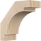 Ekena Millwork 3 1/2"W x 8"D x 8"H Merced Smooth Knee Brace, Douglas Fir BRC04X08X08MRC00SDF - alternate 1